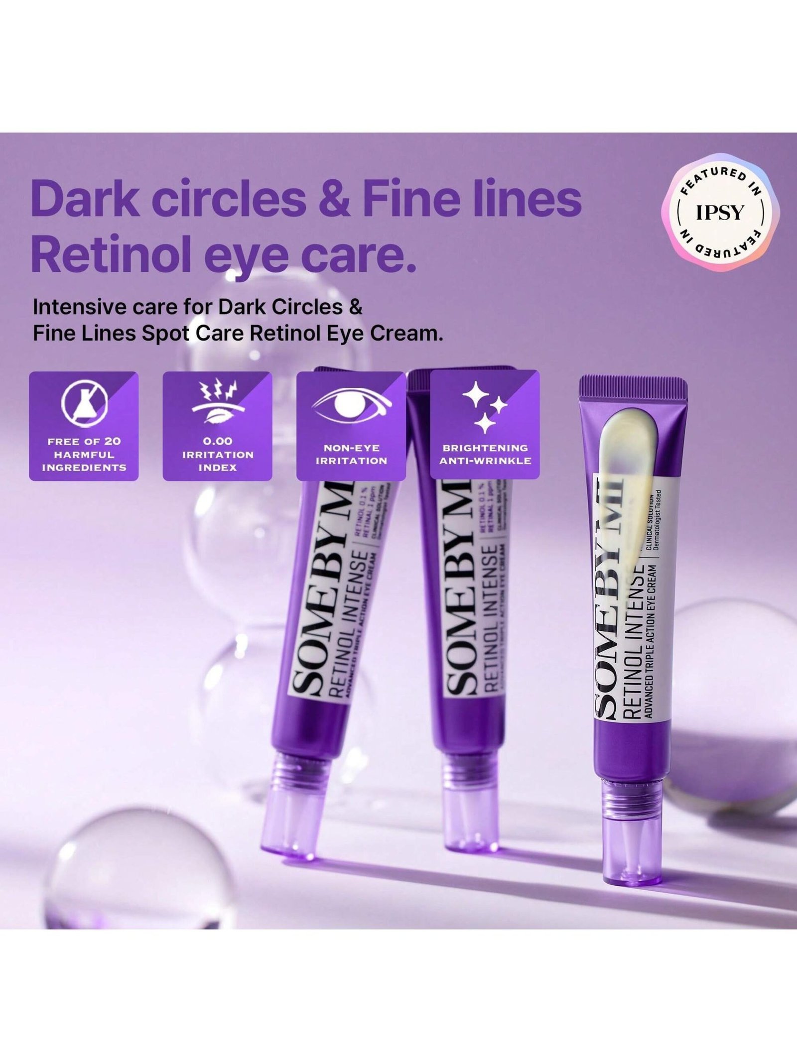 3 17 scaled 1.jpg some by mi retinol intense advanced triple action eye cream – 1.01oz, 30ml – korean retinol under eye cream anti aging for fine lines – brightens dark circles & smooths skin texture – korean skin care