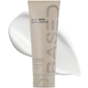 based curl cream for men, curl defining cream for curly hair